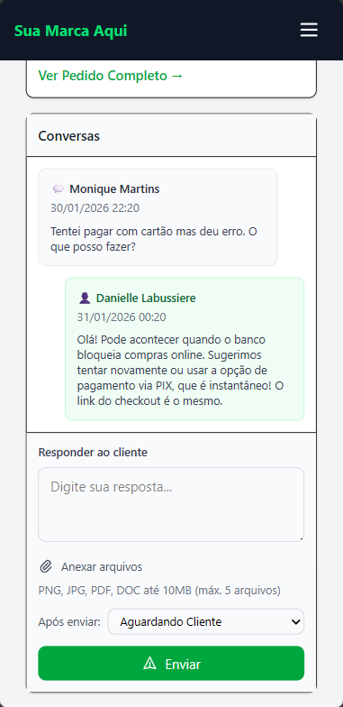 Exemplo Suporte 2 - Mobile